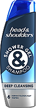 2in1 Duschgel-Shampoo gegen Schuppen - Head & Shoulders Deep Cleansing Shower Gel & Shampoo — Bild N2