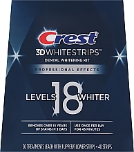Düfte, Parfümerie und Kosmetik Zahnaufhellungsstreifen - Crest Whitestrips 3D Professional Effects