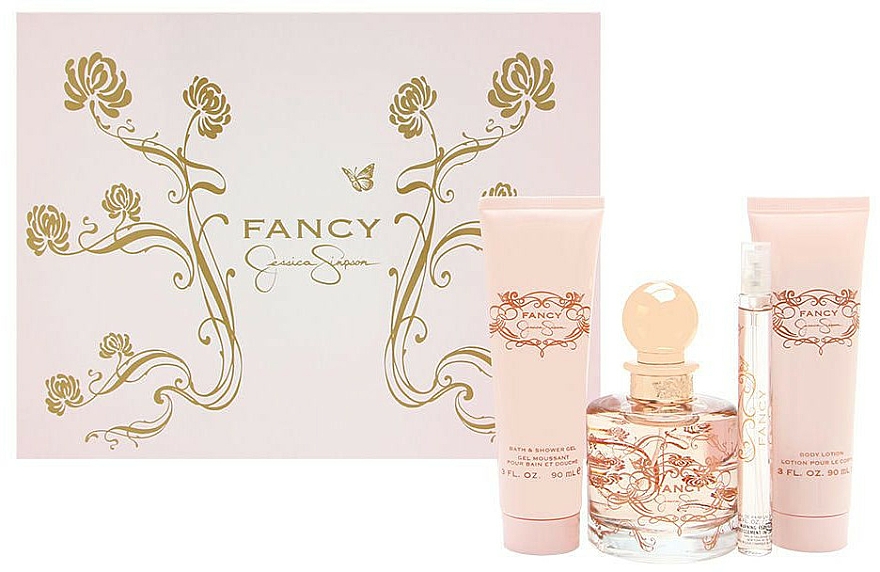 Jessica Simpson Fancy - Duftset (Eau de Parfum 100ml + Eau de Parfum 10ml + Körperlotion 90ml + Duschgel 90ml) — Bild N1