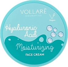 Düfte, Parfümerie und Kosmetik Beruhigende Gesichtscreme - Vollare Hyaluronic Acid Moisturizing Face Cream