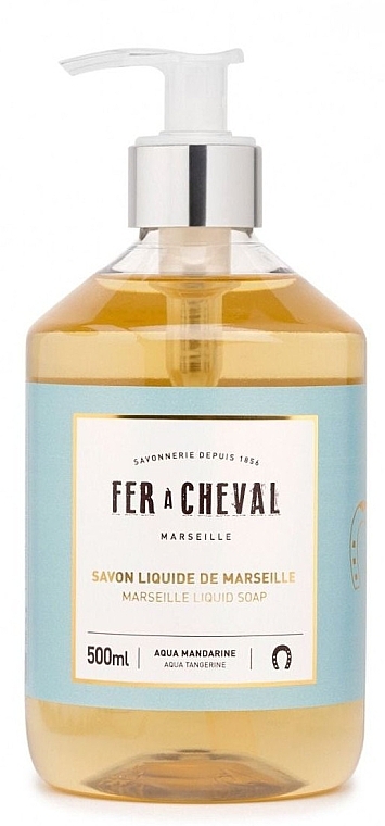 Flüssige Marseille-Seife - Fer A Cheval Marseille Liquid Soap Aqua Mandarine — Bild N1