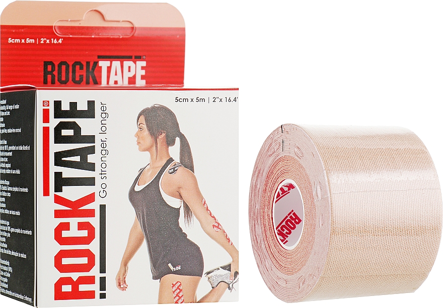 Kinesio-Tape Beige - RockTape Kinesio Tape Standart — Bild N1
