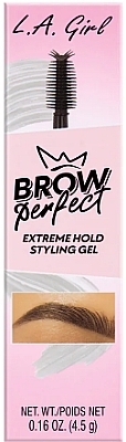 Augenbrauen-Stylinggel - L.A. Girl Brow Perfect Extreme Hold Styling Gel — Bild N1