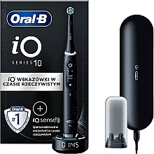 Elektrische Zahnbürste schwarz gepunktet - Oral-B iO Series 10 Black — Bild N2