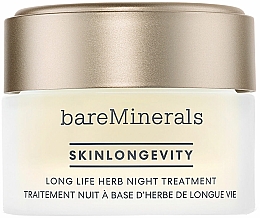 Düfte, Parfümerie und Kosmetik Anti-Falten Nachtcreme für das Gesicht - Bare Minerals Skinlongevity Long Life Herb Night Treatment