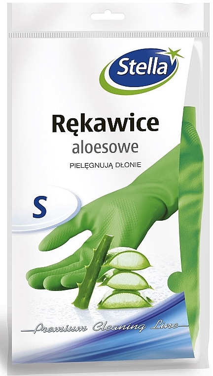 Gummihandschuhe mit Aloe, Größe S - Stella — Bild N1