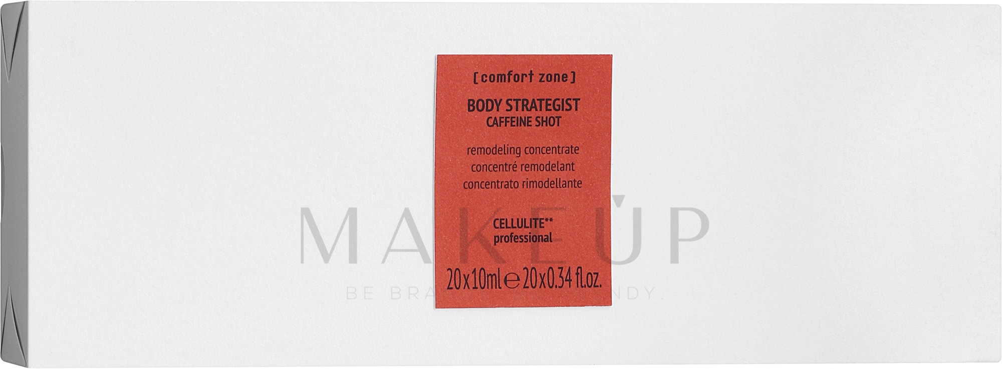 Konzentrat gegen Cellulite - Comfort Zone Body Strategist Caffeine Shot — Bild 20 x 10 ml
