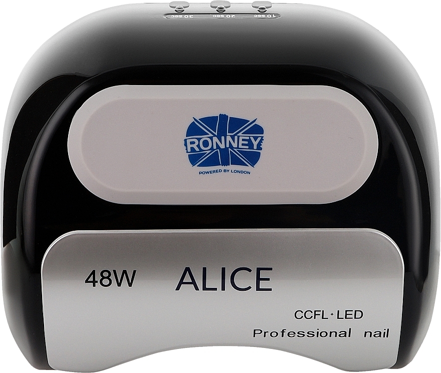 CCFL/LED Lampe für Nageldesign schwarz - Ronney Profesional Alice Nail CCFL+LED 48w Lamp — Bild N1