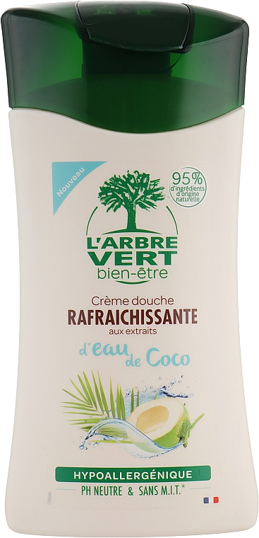 Creme-Duschgel mit Kokoswasser-Extrakt - L'Arbre Vert Cream Shower Gel — Bild N1