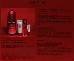 Set - Shiseido Beauty Blossoms Ultimune Power Infusing Concentrate Set (f/conc/50ml + eye/conc/3ml + softner/30ml + foam/15ml) — Bild N3