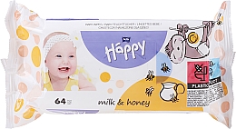 Düfte, Parfümerie und Kosmetik Feuchttücher Milch & Honig - Bella Baby Happy Milk & Honey