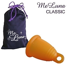 Menstruationstasse Größe L orange - MeLuna Classic Menstrual Cup Ring — Bild N1