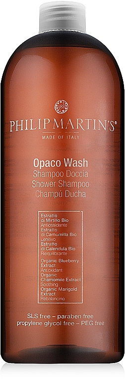 2in1 Shampoo und Duschgel mit Blaubeerextrakt - Philip Martin's Opaco Wash — Bild N3
