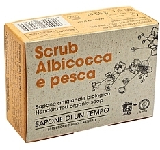 Seife Aprikose und Pfirsich - Sapone Di Un Tempo Organic Soap Scrub Apricot And Peach — Bild N1