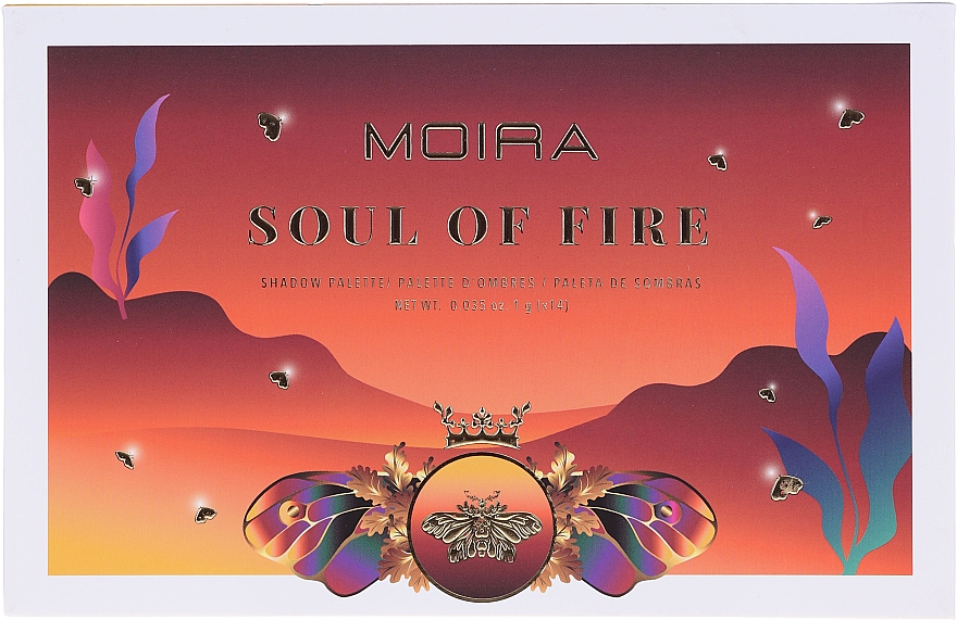 Lidschattenpalette - Moira Soul of Fire Shadow Palette — Foto N2