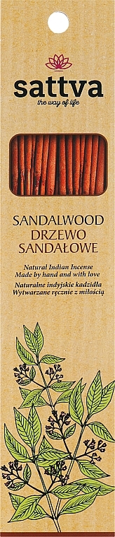 Räucherstäbchen Sandalwood - Sattva Sandalwood Incense Sticks