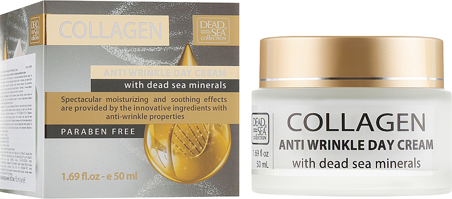 Collagen-Anti-Falten-Tagescreme - Dead Sea Collection Collagen Anti-Wrinkle Day Cream — Bild N1