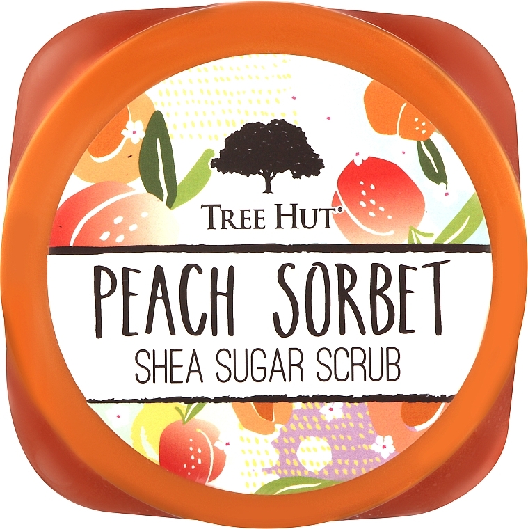 Pfirsich-Sorbet-Körperpeeling - Tree Hut Peach Sorbet Sugar Scrub — Bild N1