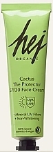 Düfte, Parfümerie und Kosmetik Sonnenschutzcreme für das Gesicht - Hej Organic Cactus The Protector SPF30 Face Cream