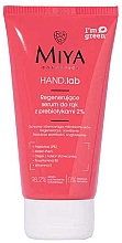 Düfte, Parfümerie und Kosmetik Regenerierendes Handserum mit Präbiotika 2% - Miya Cosmetics Hand Lab Regenerating Hand Serum With Prebiotics 2%