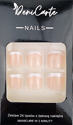 Fußnägelspitzen, 24 Stück - Deni Carte Nails 9911 — Bild N1