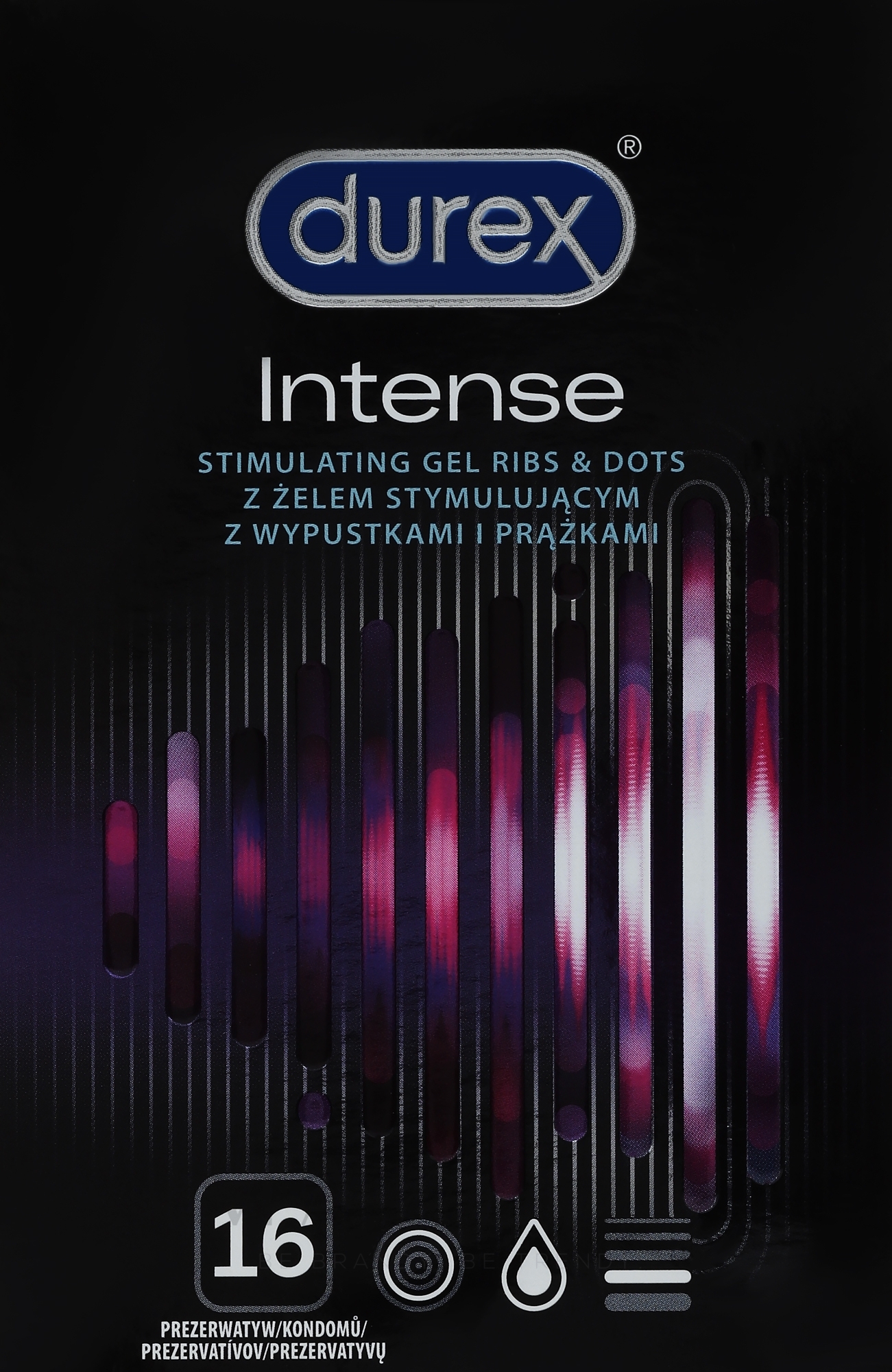 Kondomen 16 St. - Durex Intense Orgasmic — Bild 16 St.