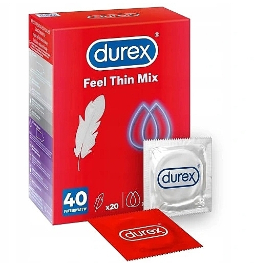 Kondomen-Set 40 St. - Durex Feel Thin Mix — Bild N1