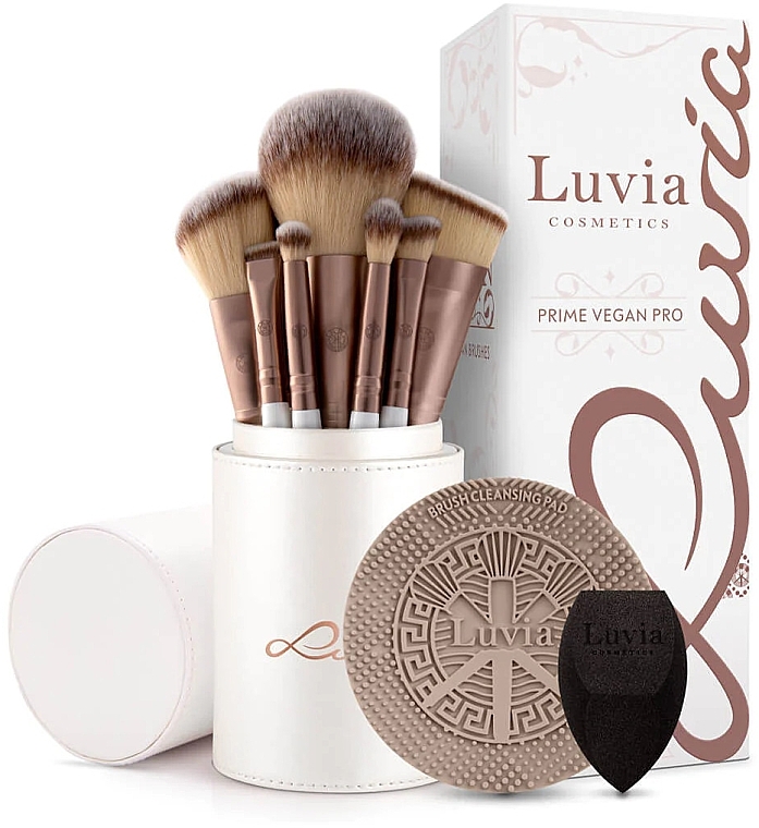 Make-up Pinselset 12-tlg. - Luvia Cosmetics Prime Vegan Pro Brush Set — Bild N1