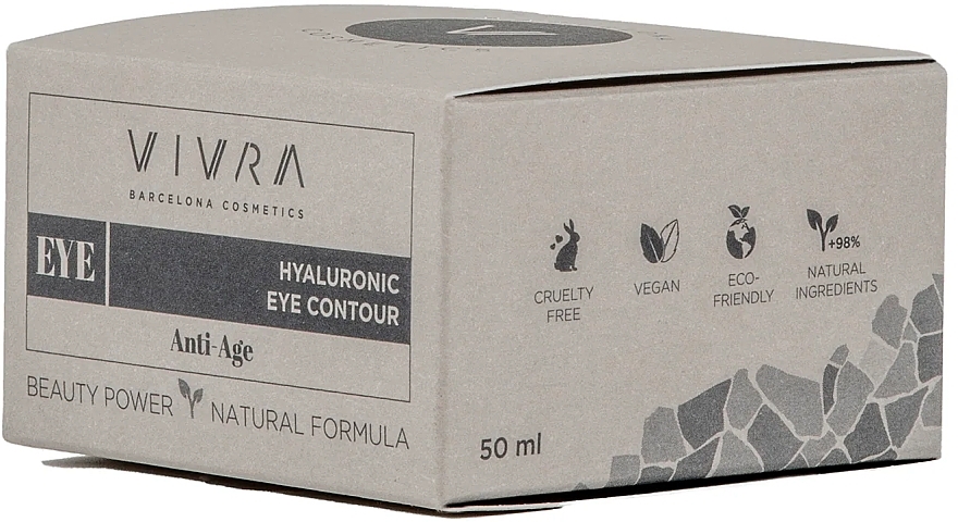 Augenpartiecreme - Vivra Hyaluronic Eye Contour Anti-Age — Bild N3