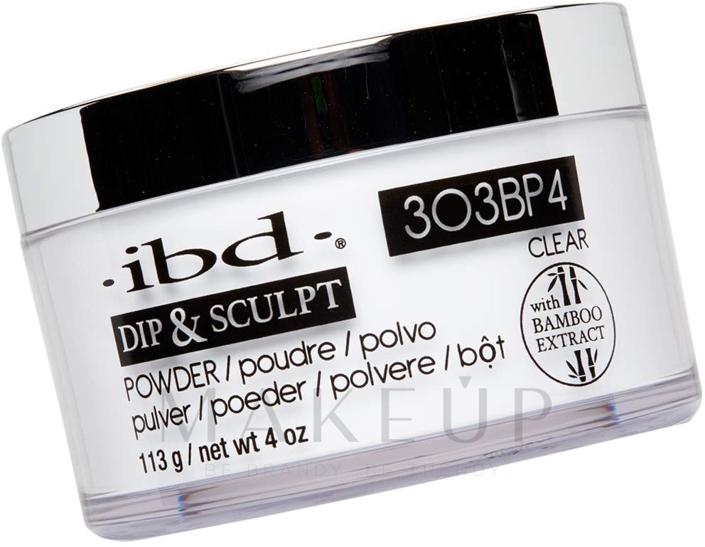 Nagelpuder 113 g - ibd Dip & Sculpt Powder — Bild Clear