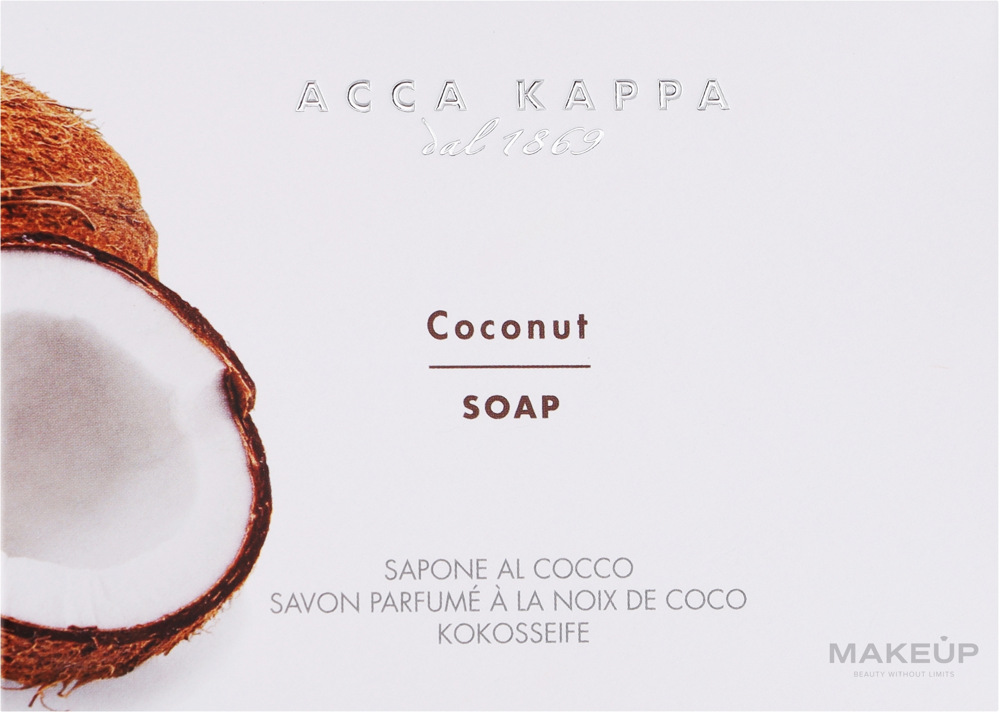 Seife Kokosnuss - Acca Kappa Coconut Soap — Bild 150 g