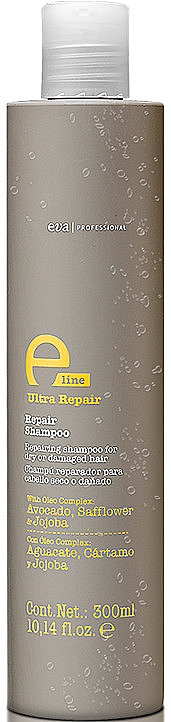 Revitalisierendes Shampoo für trockenes und geschädigtes Haar - Eva Professional E-Line Repair Shampoo — Bild N3