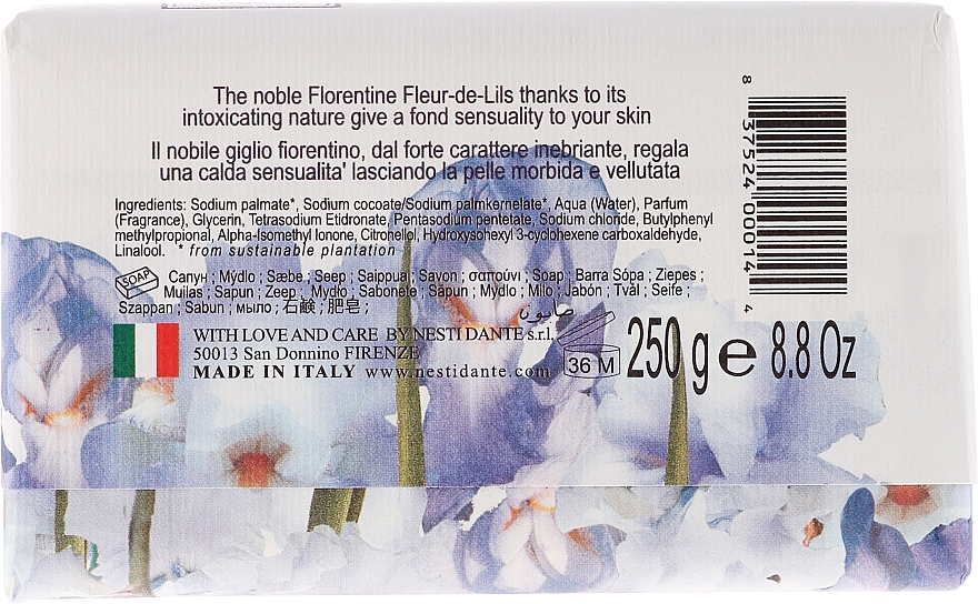 Naturseife Iris - Nesti Dante Sensual Soap Dei Colli Fiorentini Collection — Bild N2