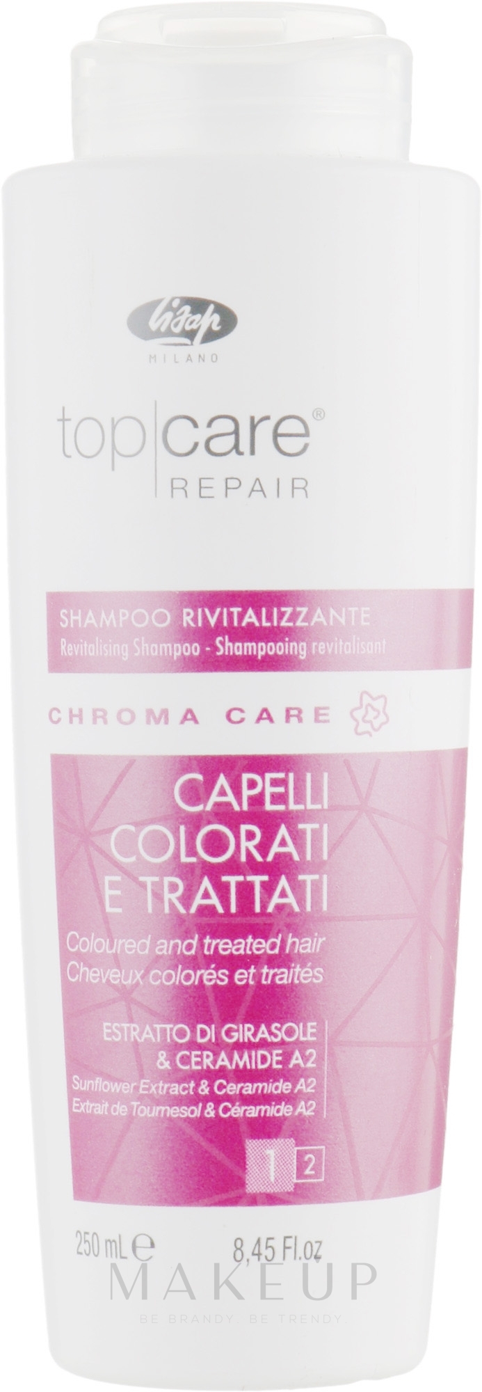 Revitalisierendes Shampoo - Lisap Top Care Repair Chroma Care Revitalising Shampoo — Bild 250 ml