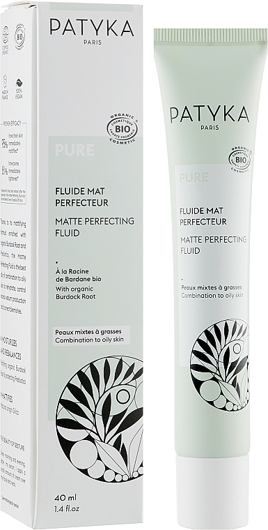 Mattierendes Gesichtsfluid - Patyka Pure Matte Perfecting Fluid — Bild N2