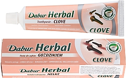 Ayurvedische Kräuter-Zahnpasta mit Nelkenöl - Dabur Herbal Clove Toothpaste — Bild N3