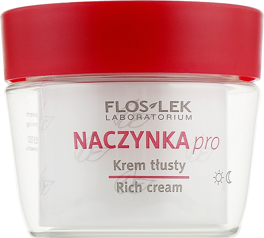 Reichhaltige fettige Gesichtscreme für Kapillarhaut - FlosLek Rich Cream — Foto N2