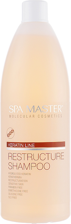 Restrukturierendes Shampoo mit Keratin - Spa Master Keratin Line — Bild N3