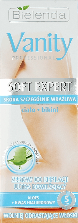 2-stufige Enthaarungscreme - Bielenda Vanity Soft Expert Ultra moisturizing Yair Removal Set  — Bild N1