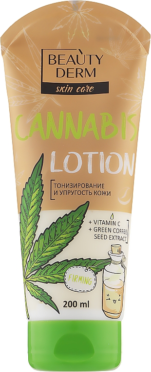 Tonisierende Lotion für den Körper Cannabis - Beauty Derm — Bild N1