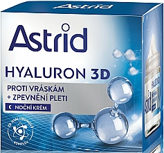 Düfte, Parfümerie und Kosmetik Straffende Anti-Falten Nachtcreme - Astrid Hyaluron 3D