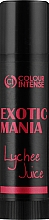 Düfte, Parfümerie und Kosmetik Lippenbalsam Exotic Mania mit Litschi-Geschmack - Colour Intense Lip Balm