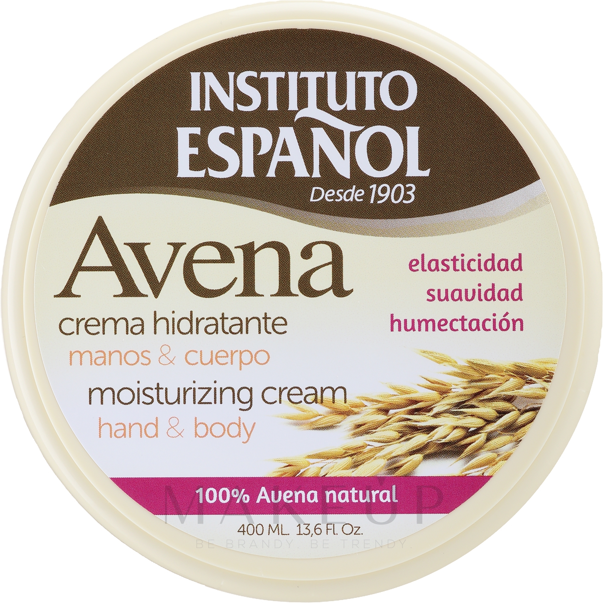 Feuchtigkeitsspendende Hand- und Körpercreme - Instituto Espanol Avena Moisturizing Cream Hand And Body — Bild 400 ml