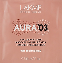 Haarpflegeset - Lakme Teknia Aura (Shampoo 15ml + Haarbehandlung 15ml + Haarmaske 15ml) — Bild N4