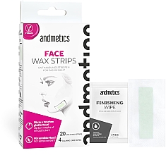 Düfte, Parfümerie und Kosmetik Enthaarungsstreifen für das Gesicht - Andmetics Face Wax Strips
