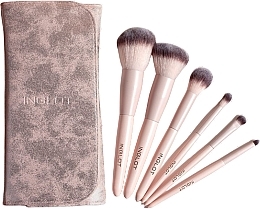 Schminkpinsel-Set im Etui 6-tlg.  - Inglot 40 Years of Celebrating Your Beauty — Bild N1