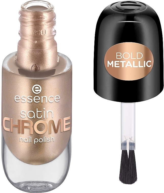 Metallischer Nagellack - Essence Satin Chrome Nail Polish — Bild N1