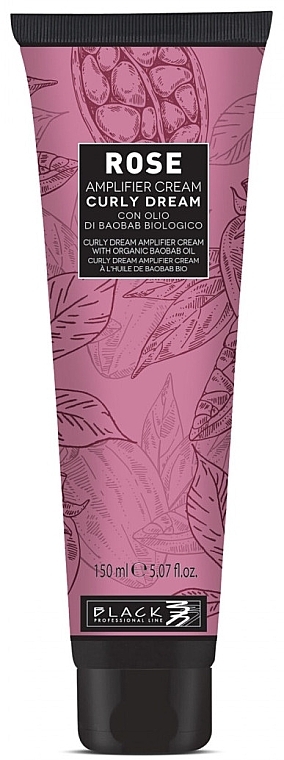 Modelliercreme für lockiges Haar - Black Professional Line Rose Curly Cream Amplifier  — Bild N1