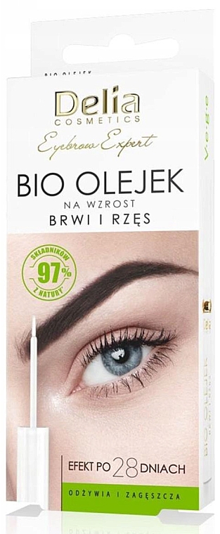 Wimpern- und Augenbrauenwuchsöl - Delia Eyebrow Expert Bio Oil — Bild N1
