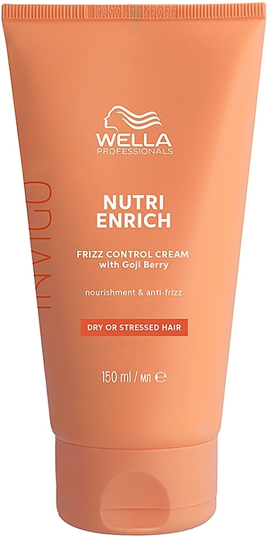Haarcreme für widerspenstiges Haar mit Goji Beeren - Wella Professionals Invigo Nutri-Enrich Frizz Control Cream